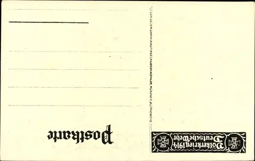 Künstler Ak Gstader, J. A., Abschied, Deutscher Soldat, Das Mutterherz hofft Wiedersehen, 1914