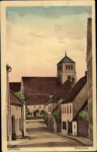 Ak Belgern Schildau Nordsachsen, Kirchstraße