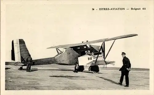 Ak Istres Bouches du Rhône, Istres Aviation, Bréguet 411, Pilot