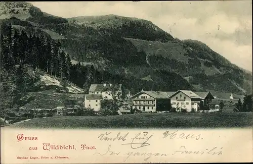 Ak Wildbichl in Tirol, Blick auf den Ort