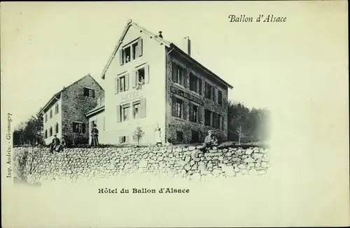 Ak Ballon d'Alsace Haut Rhin, Hôtel du Ballon d'Alsace