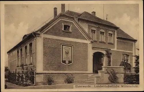 Ak Elsterwerda in Brandenburg, Landwirtschaftliche Winterschule
