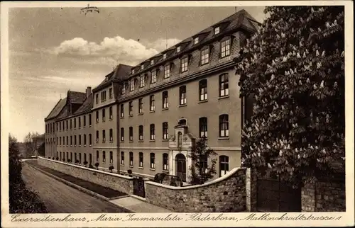 Ak Paderborn in Nordrhein Westfalen, Exerzitienhaus Maria Immaculata, Mallinckrodtstraße 1