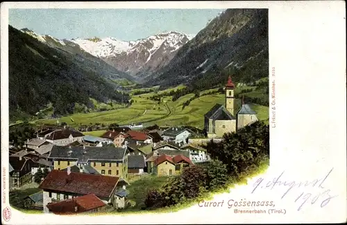 Ak Gossensass Südtirol, Panorama