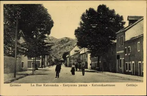 Ak Cetinje Montenegro, Katunskastraße