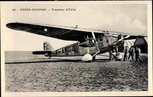 Ak Istres Aviation, Trimoteur SPCA, F AKDZ, Flugzeug