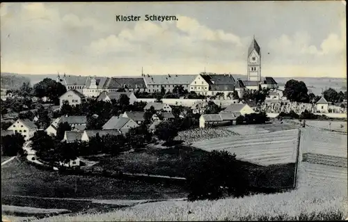 Ak Scheyern in Oberbayern, Blick auf das Kloster