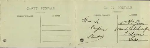 Klapp Ak Saint Bonnet le Chateau Loire, Vue panoramique