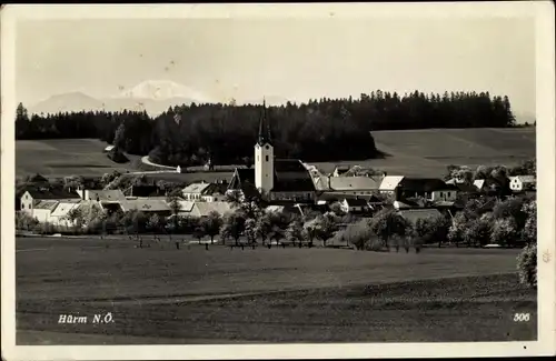 Ak Hürm in Niederösterreich, Panorama vom Ort