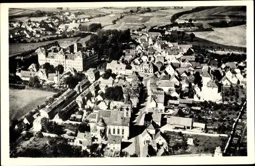 Ak Ellingen in Mittelfranken Bayern, Fliegeraufnahme