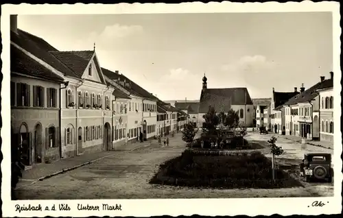 Ak Reisbach im Vilstal Niederbayern, Unterer Markt