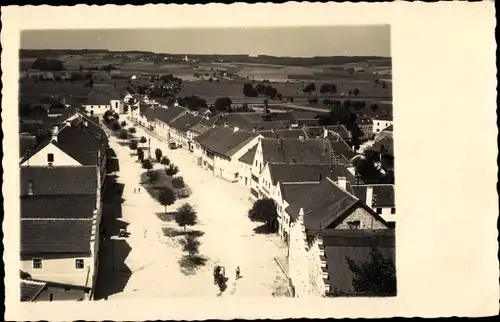 Foto Ak Rußbach am Paß Gschütt Salzburg, Vogelschau, Straßenpartie