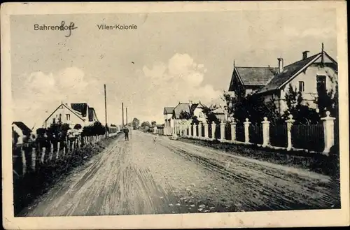 Ak Bahrenhof in Schleswig Holstein, Villenkolonie
