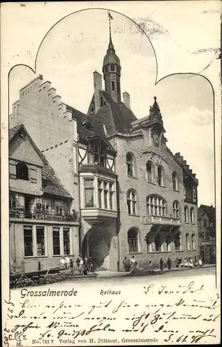 Ak Großalmerode in Hessen, Rathaus