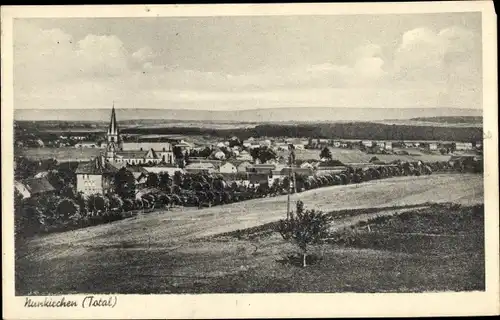 Ak Nunkirchen Wadern, Panorama vom Ort