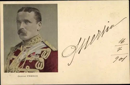 Ak General French, Britischer Feldmarschall