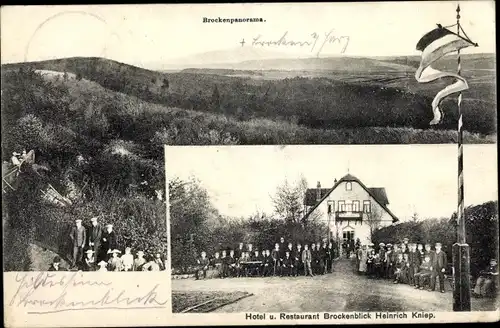 Ak Hildesheim in Niedersachsen, Hotel Restaurant Brockenblick, Inh. Heinrich Kniep