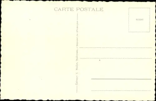 Ak Mulhouse Mülhausen Elsass Haut Rhin, La rue du Sauvage