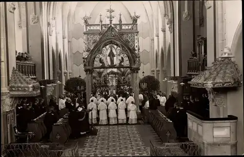 Foto Ak Eresing in Oberbayern, Erzabtei Sankt Ottilien, Kirchweihsonntag 1931