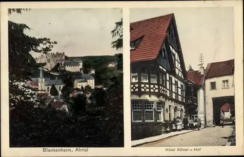Ak Blankenheim im Ahrtal, Gesamtansicht, Hotel Kölner Hof