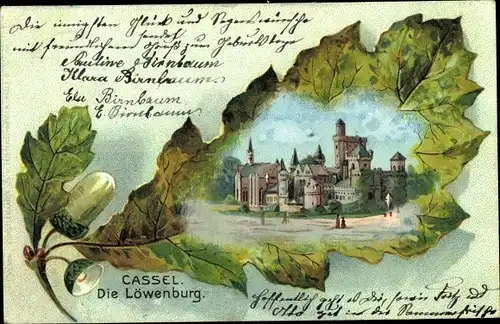 Eichblatt Litho Kassel in Hessen, Löwenburg