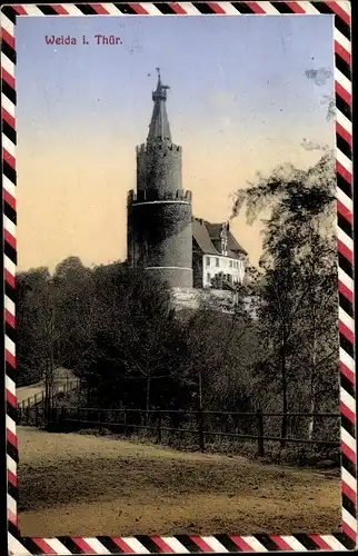 Ak Weida in Thüringen, Schloss Osterburg