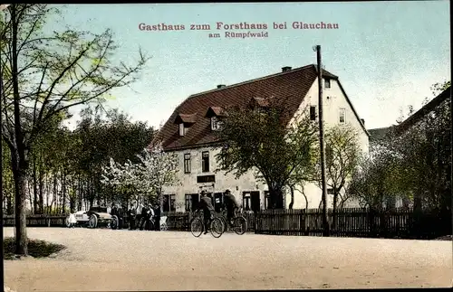 Ak Glauchau in Sachsen, Gasthaus zum Forsthaus am Rümpfwald