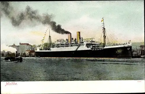 Ak HAPAG Dampfer Moltke