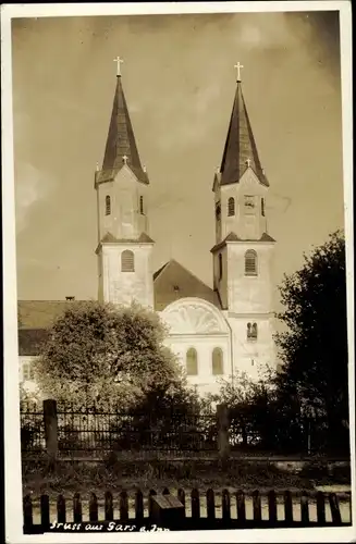 Foto Ak Gars am Inn Oberbayern, Kirche