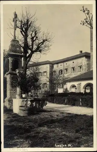 Foto Ak Laufen an der Salzach Oberbayern, Gebäude, Kreuz