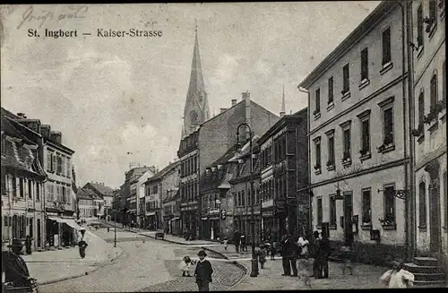 Ak Sankt Ingbert im Saarland, Kaiser Straße