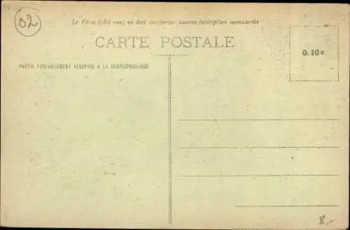 Ak Sissonne Aisne Frankreich, La Gare, Eisenbahn