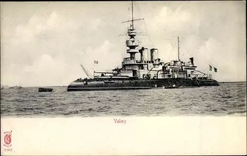 Ak Französisches Kriegsschiff Valmy, Contre Torpilleur