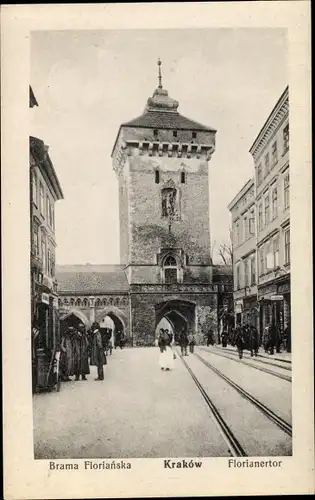 Ak Kraków Krakau Polen, Florianertor