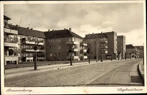 Ak Braunschweig in Niedersachsen, Siegfriedstraße