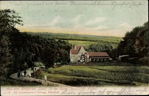 Ak Wuppertal in Nordrhein Westfalen, In der Gelpe, Bergisches Nizza, Landschaft