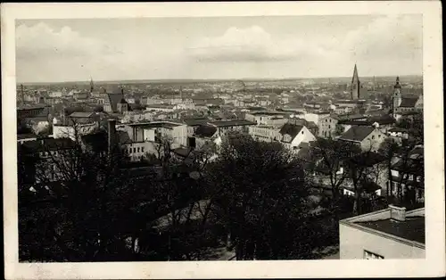 Ak Bydgoszcz Bromberg Polen, Totalansicht der Stadt, Kirche 