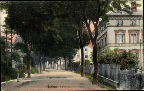 Ak Markneukirchen im Vogtland, Klingenthaler Straße