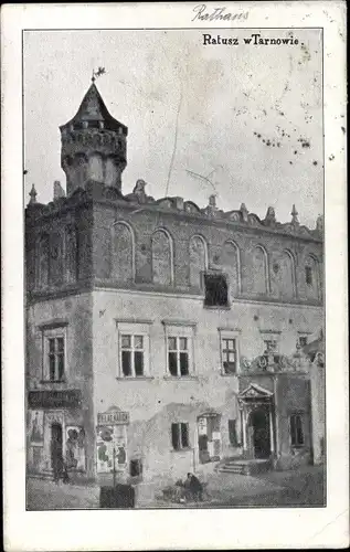 Ak Tarnów Tarnau Polen, Rathaus