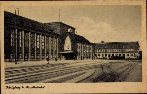 Ak Kaliningrad Königsberg Ostpreußen, Hauptbahnhof