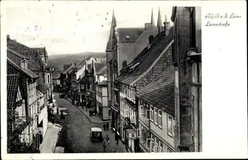 Ak Alfeld an der Leine, Leinestraße, Handlung Glusen