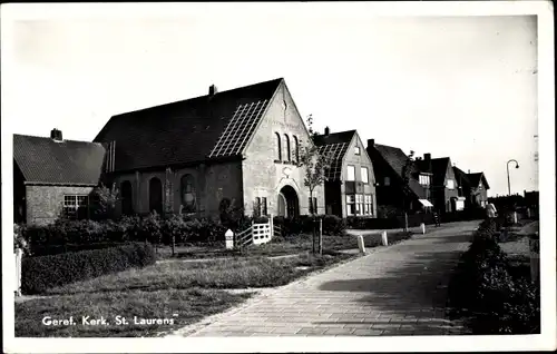 Ak Sint Laurens Zeeland Niederlande, Geref. Kerk