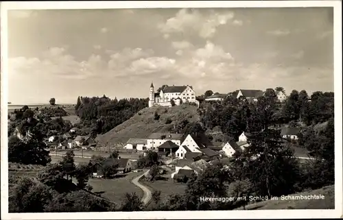 Ak Hexenagger Altmannstein Oberbayern, Schloss im Schambachtale