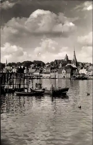 Ak Flensburg in Schleswig Holstein, Hafen