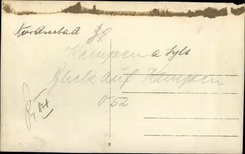 Foto Ak Kampen auf Sylt, Teilansicht