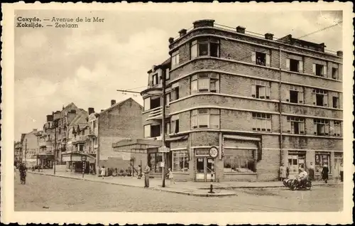 Ak  Koksijde Coxyde sur Mer Westflandern, Avenue de la Mer