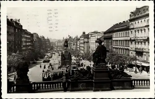 Ak Praha Prag, Wenzelsplatz