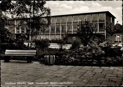 Ak Gladbeck im Ruhrgebiet Westfalen, Städt. Neusprachliches Mädchengymnasium