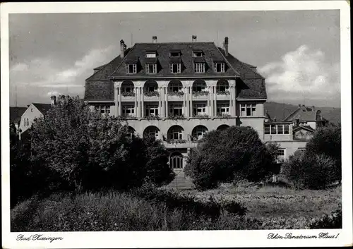 Ak Bad Kissingen Unterfranken Bayern, Blick zum Rhön Sanatorium Haus I