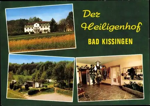 Ak Bad Kissingen Unterfranken Bayern, Bildungsstätte Der Heiligenhof, Alte Euerdorfer Straße 1